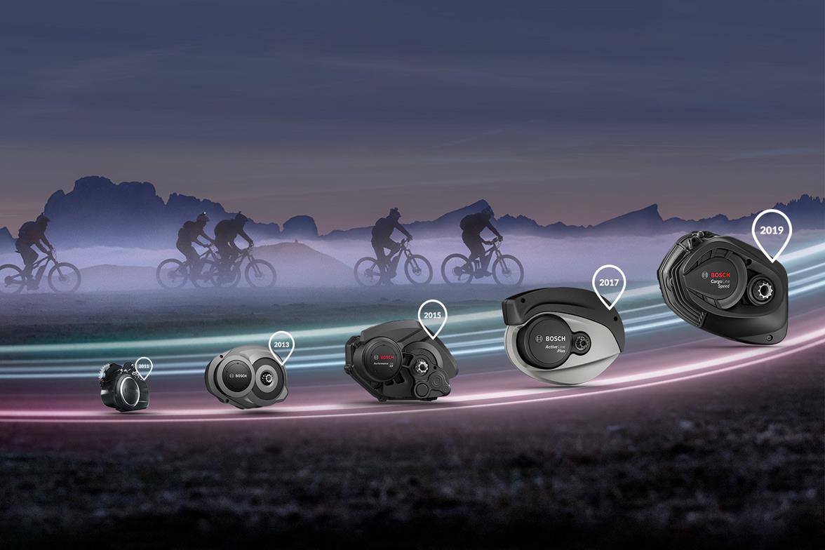 Generacje silników Bosch do rowerów elektrycznych.